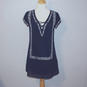 Speechless Size XS Short Navy Dress